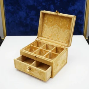 Golden Kundan Trousseau Vanity Box