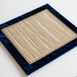 Velvet Sehra with Pearl Strands