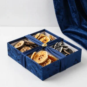 Brocade Dry Fruit Wedding Gift Box
